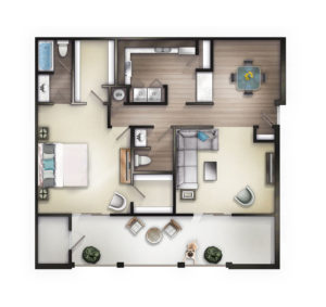 one bedroom floor plans