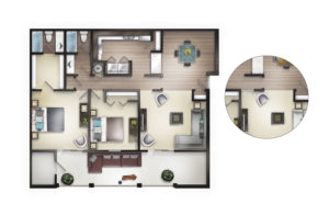 two bedroom floor plans