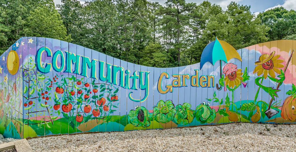 Community Garden Art Wall