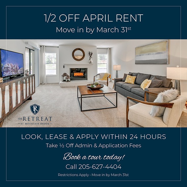 April Rent offer