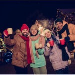 Holiday cheer with friends