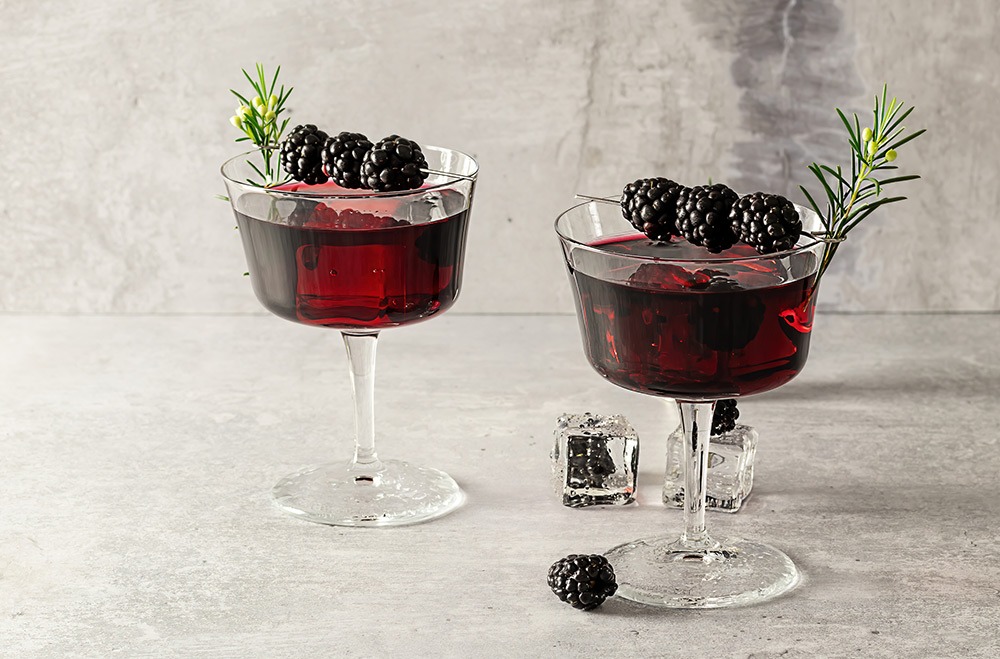 Blackberry cocktail
