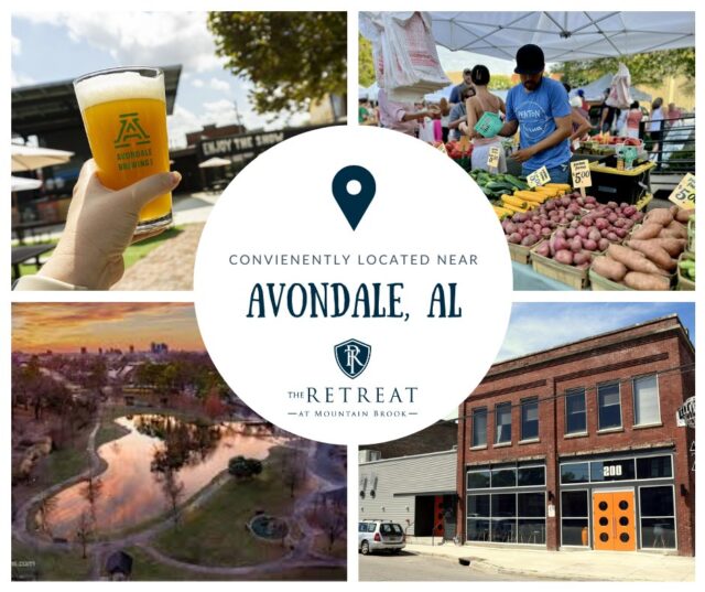 🌆 Live near one of Birmingham’s favorite neighborhoods — Avondale!

From local coffee shops and live music to trendy dining spots and charming parks, Avondale has it all — and it’s just minutes from your front door at The Retreat at Mountain Brook. 🎶☕🍽️

Enjoy the perfect blend of peaceful living and city convenience when you call The Retreat home.

Explore more → https://bit.ly/4qO9TBD
#TheRetreatAtMountainBrook #AvondaleBirmingham #ExploreBirmingham #ApartmentLiving #LuxuryApartments