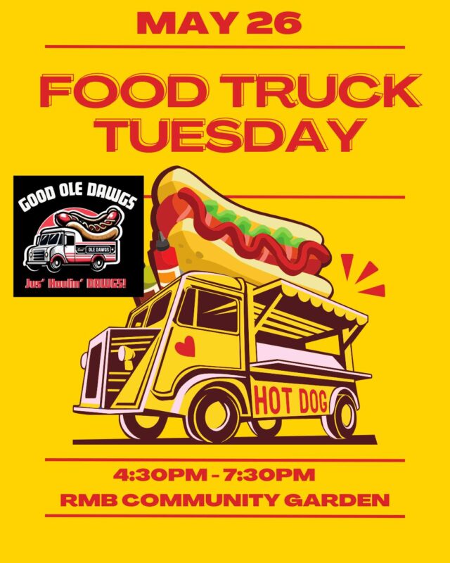 Stop by this evening from 4:30 PM – 7:30 PM because Good Ole Dawgs will be pulling into the community serving up delicious food! We hope to see you there!