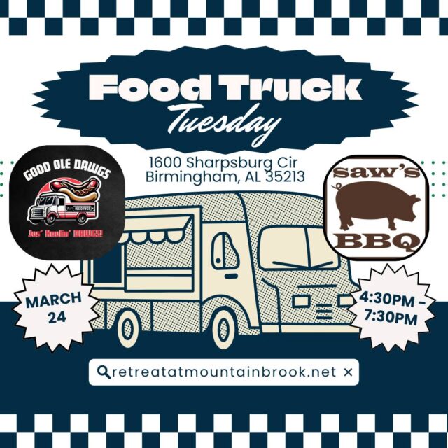 Hey RMB friends and Family! Today we have double the goodness with Good Ole Dawgs and Saws BBQ on site today for Food Truck Tuesday from 4:30PM - 7:30PM!

Please stop by and show two of our favorite vendors some love & don't forget to tag us on social media!