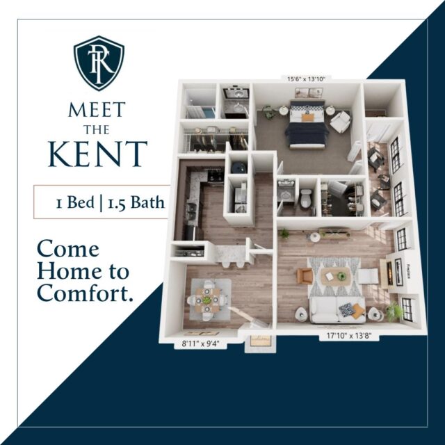 Meet The Kent — she’s spacious, cozy, and effortlessly stands out from the crowd. ✨

At 1,284 sq. ft., The Kent is our largest one-bedroom floor plan, proving that one bedroom doesn’t mean you have to compromise on space, comfort, or style.

Her standout feature? A cozy electric fireplace nestled into a beautiful mantle, creating the perfect focal point for your living room. Whether you’re curling up with a good book, enjoying your favorite show, or simply relaxing after a long day, The Kent makes coming home feel a little more special. 🔥

And because convenience matters, The Kent comes complete with a full-sized washer and dryer right inside your home—no laundry room trips required.

The Kent is available in two unique versions: choose the classic balcony option for a breath of fresh air, or elevate your space with a bright and inviting sunroom—perfect for creating a cozy reading nook, home office, or simply soaking up the natural light. ☀️

Located across the street from our main village, The Kent offers a little extra privacy while still keeping you close to everything The Retreat at Mountain Brook has to offer.

Spacious. Private. Comfortable. And unmistakably home.

The Kent won’t stay available for long. Come see why our largest one-bedroom might be exactly what you’ve been looking for. 🏡✨

Just 15 minutes from Downtown Birmingham & UAB

#BirminghamAL #BirminghamApartments #BhamLiving #BhamApartments #MountainBrook #MountainBrookLiving #UAB #LiveInBirmingham